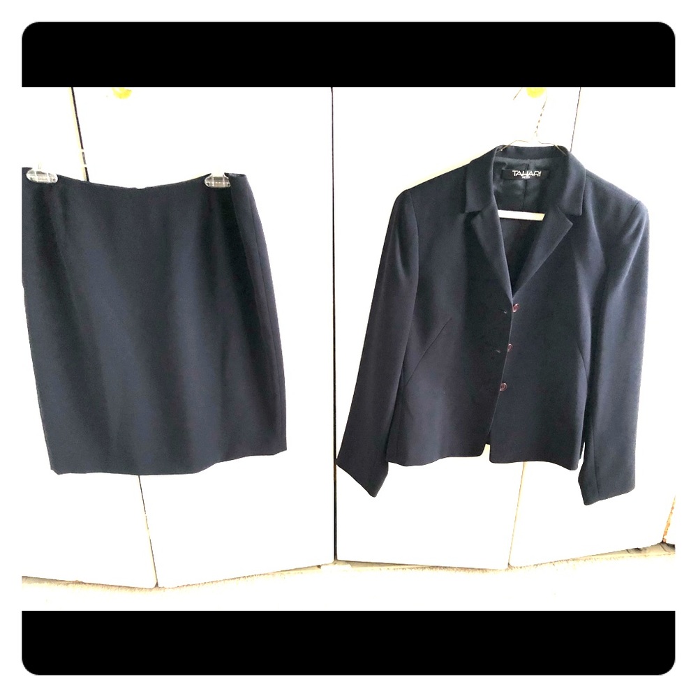 Dark Blue Vintage Suit Set